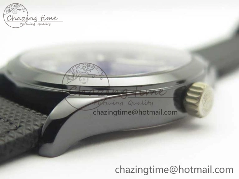 SportInspired Mark XVIII LAUREUS IW324703 Black Ceramic MKF Best Edition on Black Nylon Strap MIYOTA 9015 V 7186