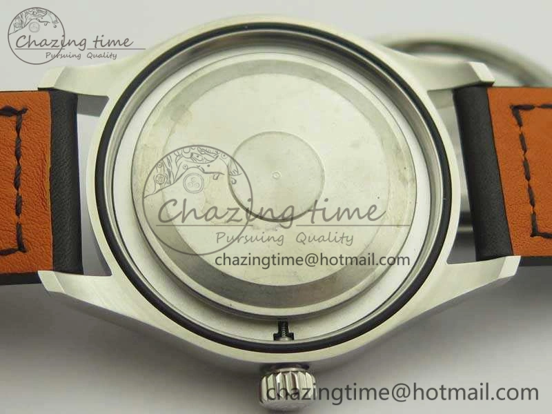 Resilient Mark XVIII Le Petit Prince IW327001 SS MKS 1:1 Best Edition Black Dial On Leather Strap MIYOTA9015 V 7216