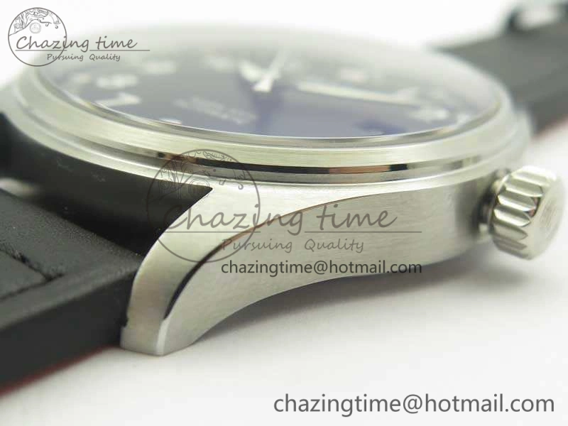 Resilient Mark XVIII Le Petit Prince IW327001 SS MKS 1:1 Best Edition Black Dial On Leather Strap MIYOTA9015 V 7216