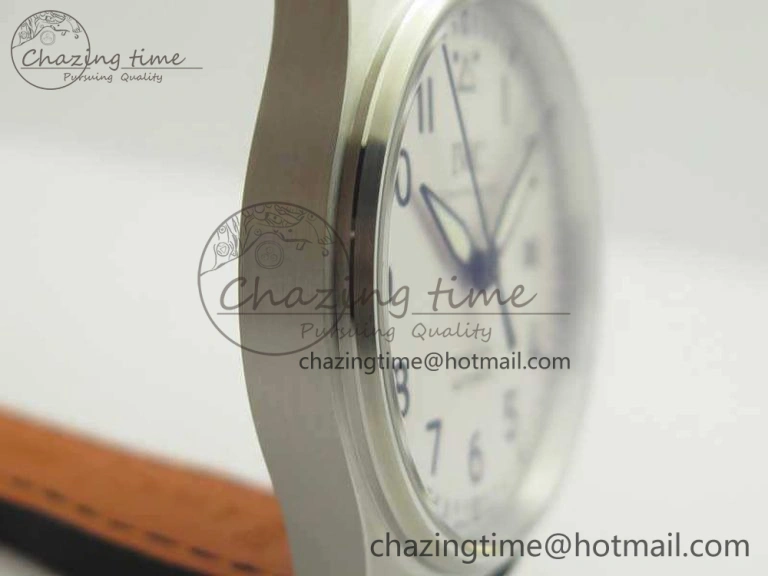 Neat Mark XVIII Le Petit Prince IW327001 SS MKS 1:1 Best Edition White Dial On Leather Strap MIYOTA9015 V 7220