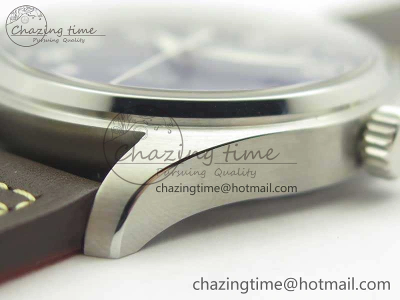 Mark XVIII Le Petit Prince IW327004 SS MKS 1:1 Best Edition Blue Dial On Leather Strap MIYOTA9015 V UrbanChic 7217