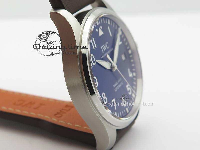 Mark XVIII Le Petit Prince IW327004 SS Mk Maker Best Edition Blue Dial On Brown Leather Strap A Sustainable 7296