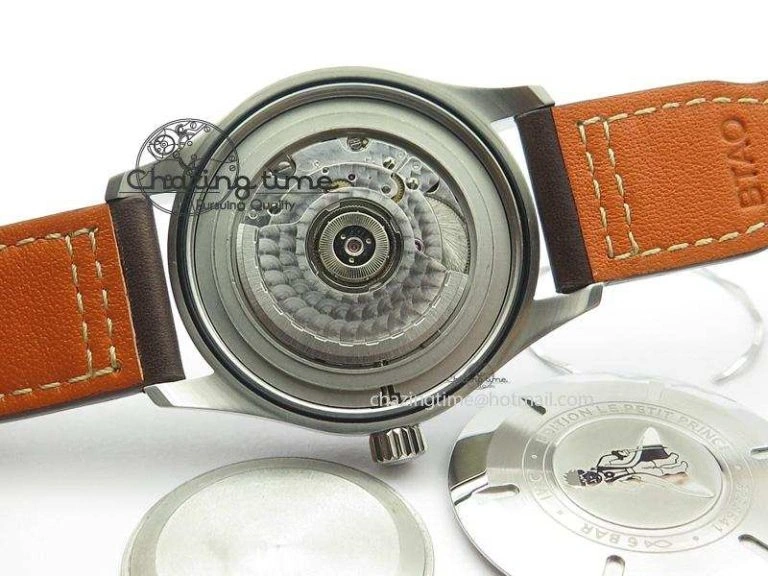 Mark XVIII Le Petit Prince IW327004 SS Mk Maker Best Edition Blue Dial On Brown Leather Strap A Sustainable 7296