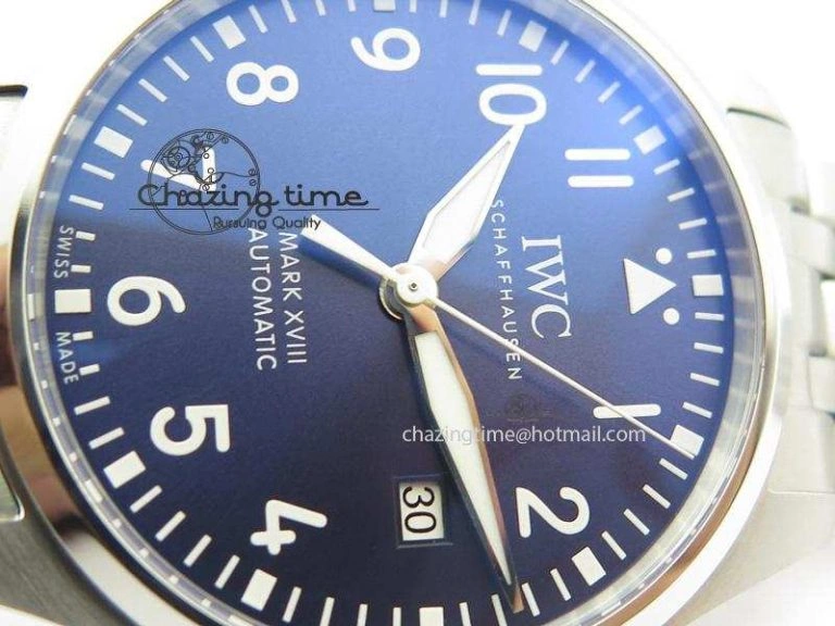 StreetReady Mark XVIII Le Petit Prince IW327004 SS Mk Maker Best Edition Blue Dial On SS Bracelet A 7297