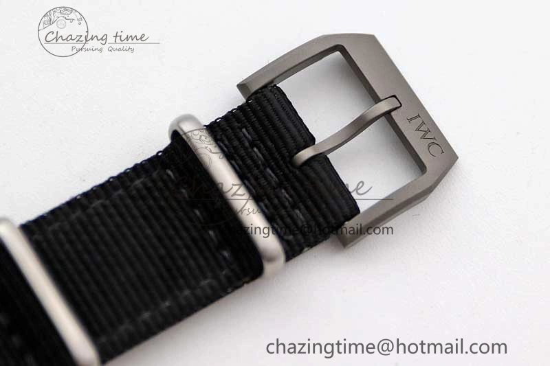 Mark XVIII ‘TOPGUN SFTI’ Ceramic M+F Best Edition Black Dial on Black Nylon Strap A Sleek 7047