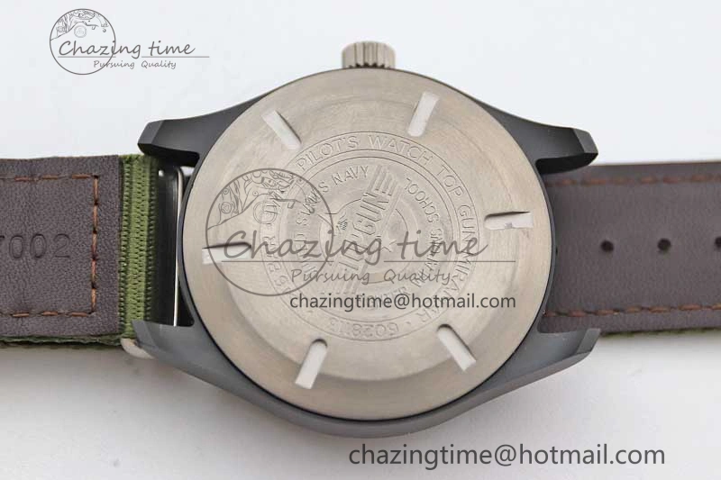 Bold Mark XVIII ‘TOPGUN SFTI’ Ceramic M+F Best Edition Black Dial on Green Nylon Strap 7048
