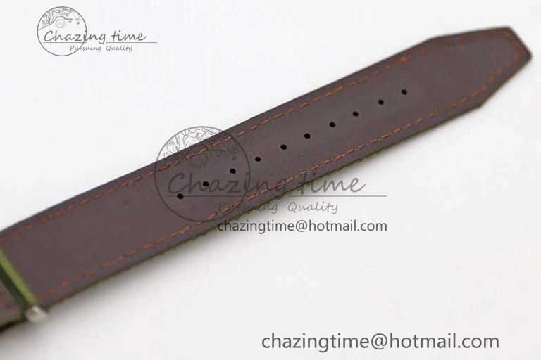 Mark XVIII “TRIBUTE TO MARK XI” IW327007 M+F 1:1 Best Edition Black Dial on Green Nylon Strap A Sporty 7050