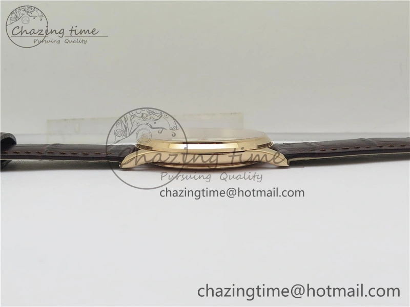 Durable Master 1238420 RG ZF 1:1 Best Edition Ivory White Dial on Brown Leather Strap A899  7438