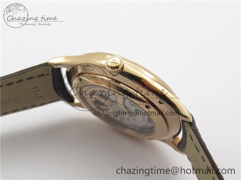 Durable Master 1238420 RG ZF 1:1 Best Edition Ivory White Dial on Brown Leather Strap A899  7438