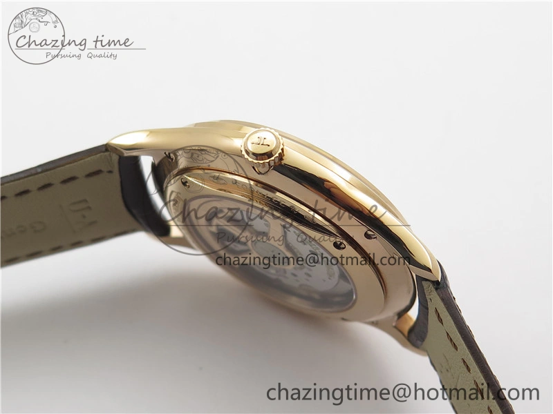 Durable Master 1238420 RG ZF 1:1 Best Edition Ivory White Dial on Brown Leather Strap A899  7438