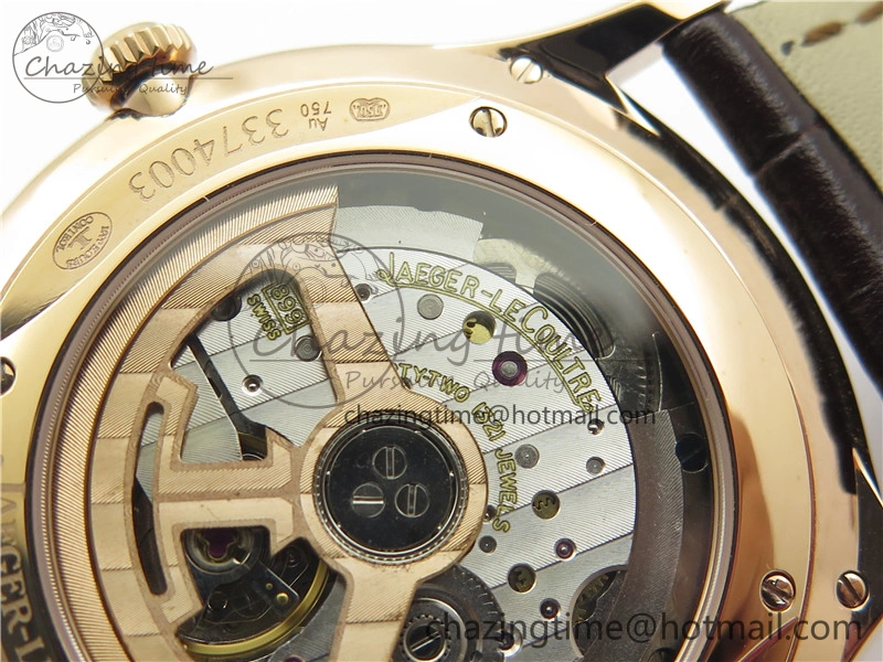 Durable Master 1238420 RG ZF 1:1 Best Edition Ivory White Dial on Brown Leather Strap A899  7438