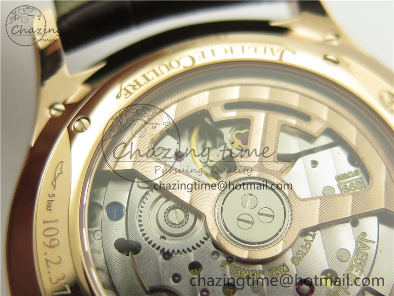 Durable Master 1238420 RG ZF 1:1 Best Edition Ivory White Dial on Brown Leather Strap A899  7438
