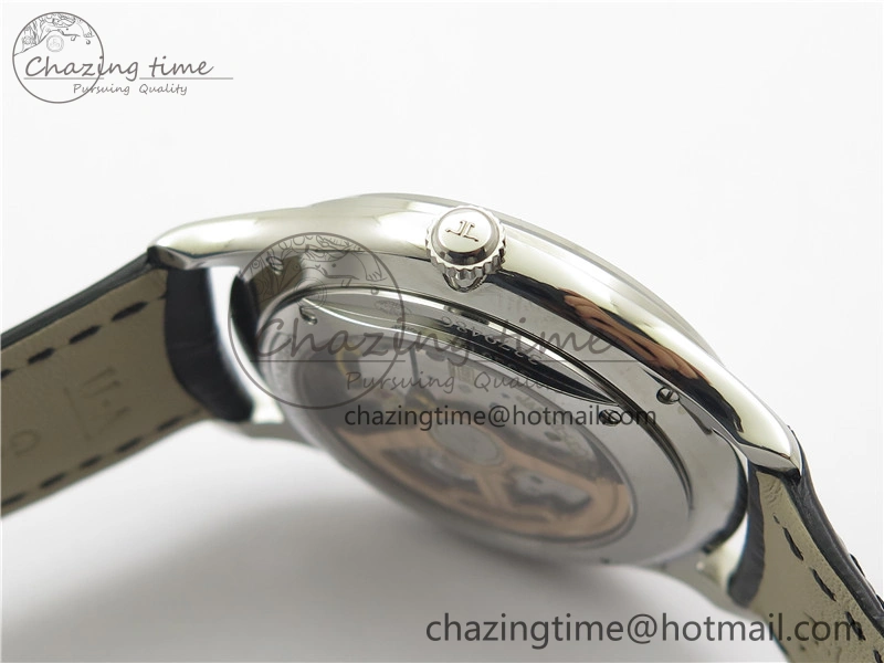Master 1238420 SS ZF 1:1 Best Edition Silver Dial on Black Leather Strap A899  Versatile 7434
