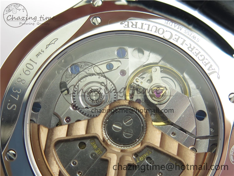 Master 1238420 SS ZF 1:1 Best Edition Silver Dial on Black Leather Strap A899  Versatile 7434