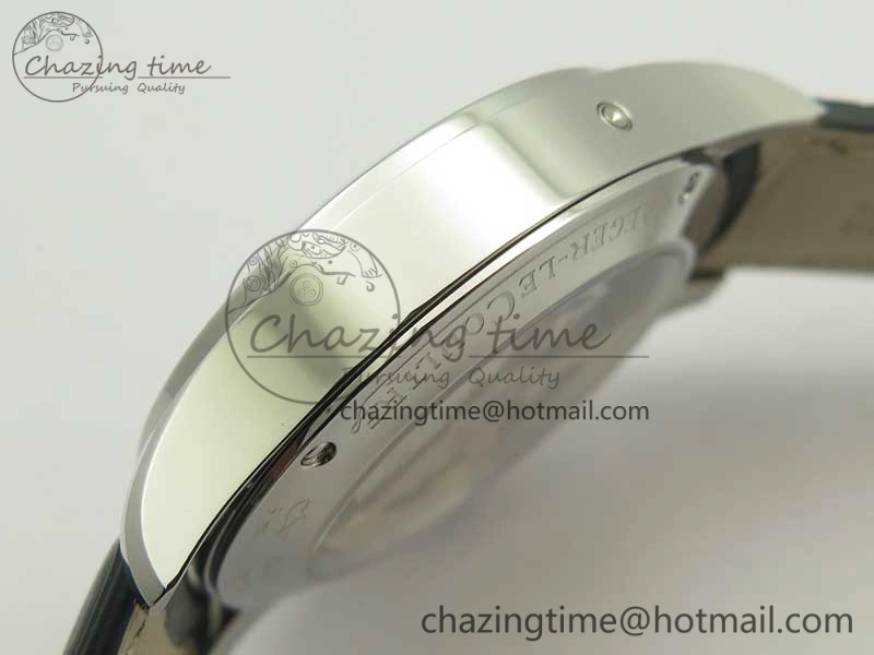Master Calendar OMF 1:1 Best Edition Gray Textured Dial on Black Leather Strap A WellDesigned 7475