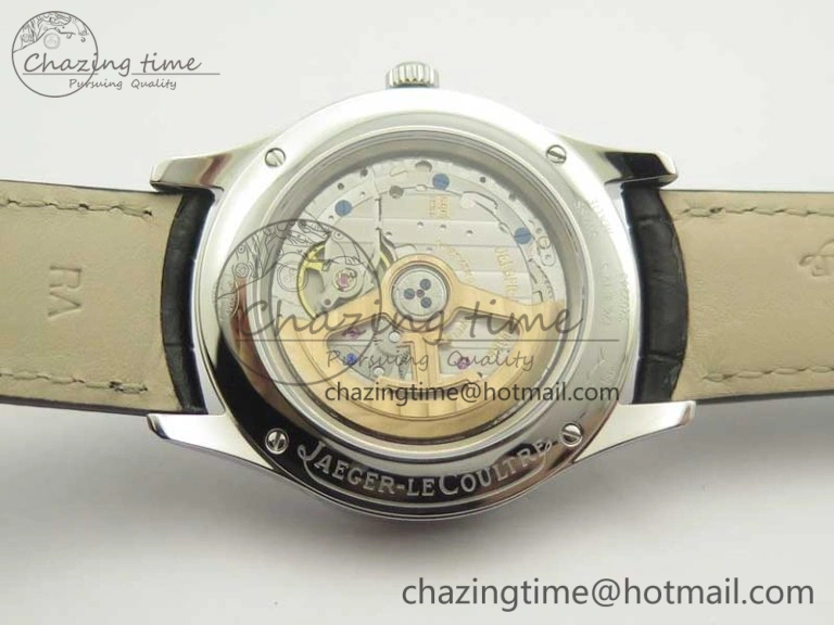 Master Calendar OMF 1:1 Best Edition Gray Textured Dial on Black Leather Strap A WellDesigned 7475