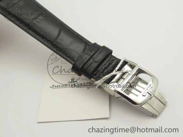 Master Calendar OMF 1:1 Best Edition Gray Textured Dial on Black Leather Strap A WellDesigned 7475