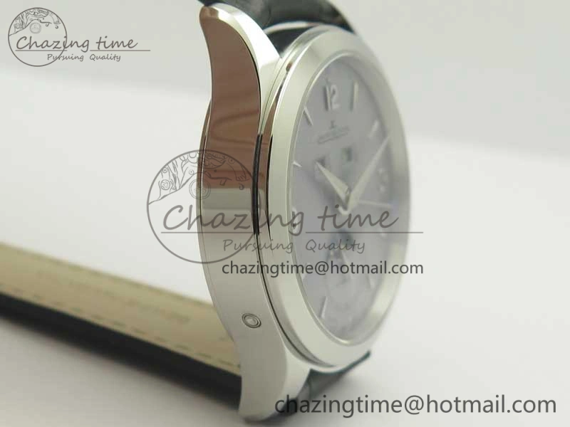 Master Calendar OMF 1:1 Best Edition Gray Textured Dial on Black Leather Strap A WellDesigned 7475