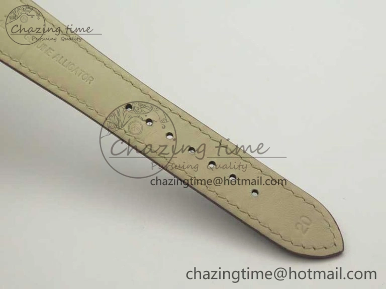 Snug Master Calendar OMF 1:1 Best Edition Gray Textured Dial on Brown Leather Strap A 7477
