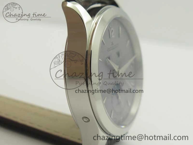 Snug Master Calendar OMF 1:1 Best Edition Gray Textured Dial on Brown Leather Strap A 7477