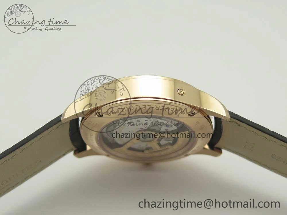 Master Calendar RG OMF 1:1 Best Edition Blue Dial on Black Leather Strap A Upgraded 7465