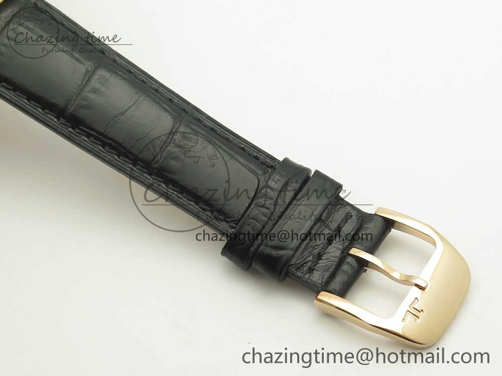 Master Calendar RG OMF 1:1 Best Edition Blue Dial on Black Leather Strap A Upgraded 7465