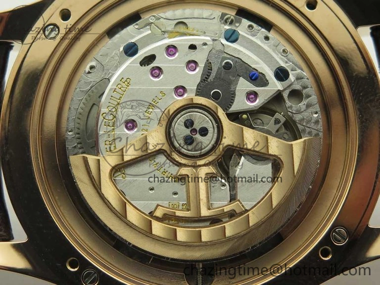 Master Calendar RG OMF 1:1 Best Edition Silver Dial on Brown Leather Strap A Versatile 7461