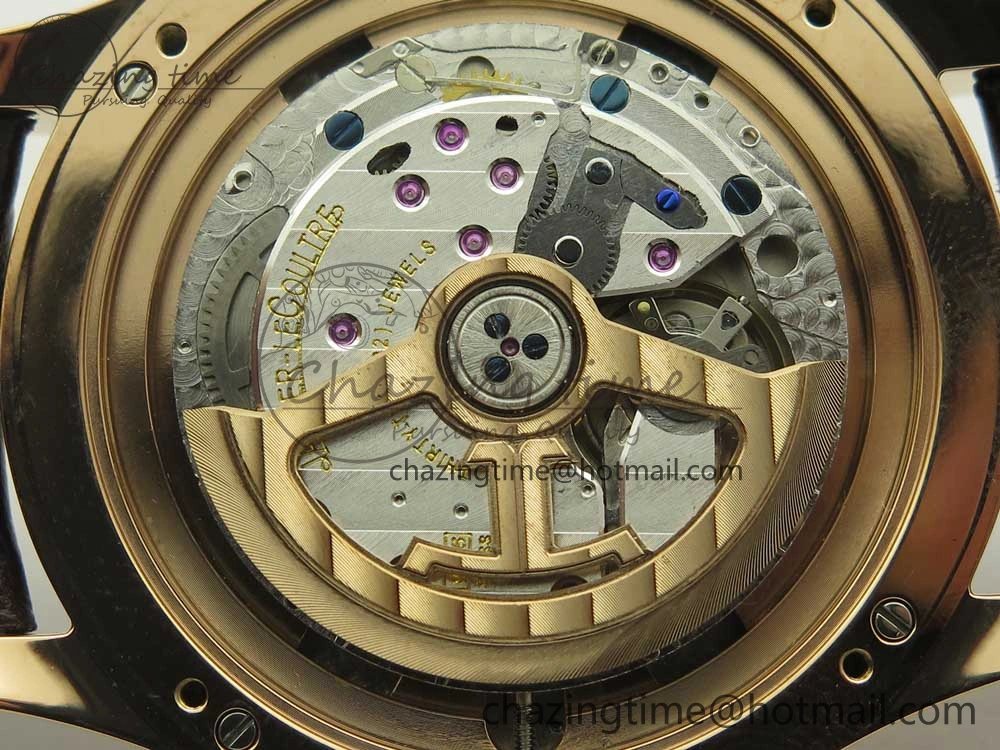 Master Calendar RG OMF 1:1 Best Edition Silver Dial on Brown Leather Strap A Versatile 7461
