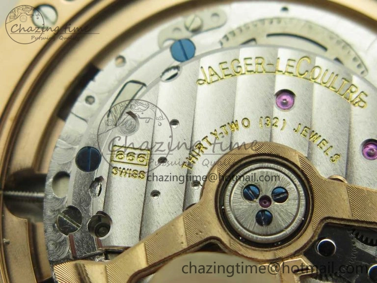 Master Calendar RG OMF 1:1 Best Edition Silver Dial on Brown Leather Strap A Versatile 7461