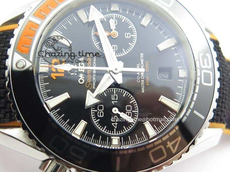 Master Chronometer 45mm SS JHF Black Dial On Nylon Strap A Fashionable 8250