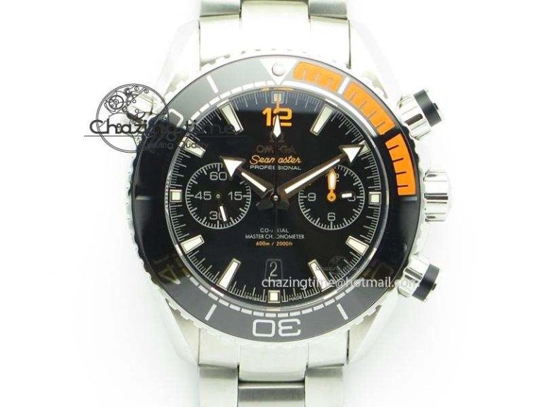 UrbanChic Master Chronometer 45mm SS JHF Black Dial On SS Bracelet A 8248