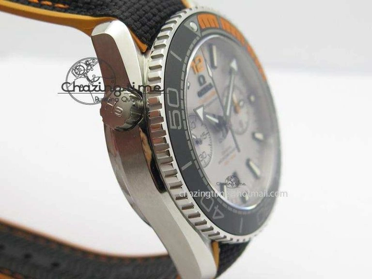 Breathable Master Chronometer 45mm SS JHF Grey Dial On Nylon Strap A 8249