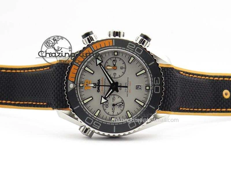 Breathable Master Chronometer 45mm SS JHF Grey Dial On Nylon Strap A 8249