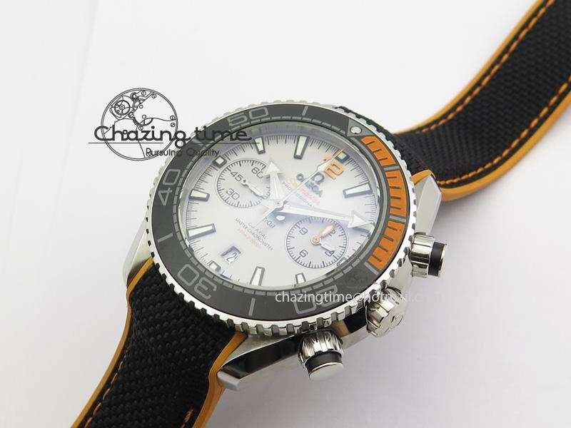 Breathable Master Chronometer 45mm SS JHF Grey Dial On Nylon Strap A 8249