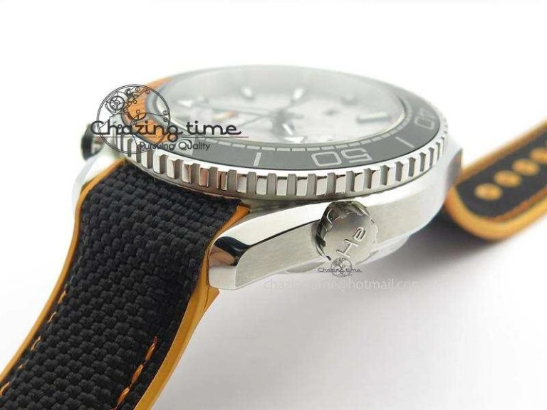 Breathable Master Chronometer 45mm SS JHF Grey Dial On Nylon Strap A 8249