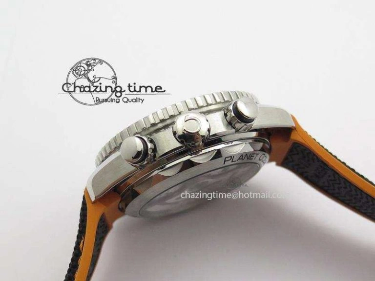 Breathable Master Chronometer 45mm SS JHF Grey Dial On Nylon Strap A 8249