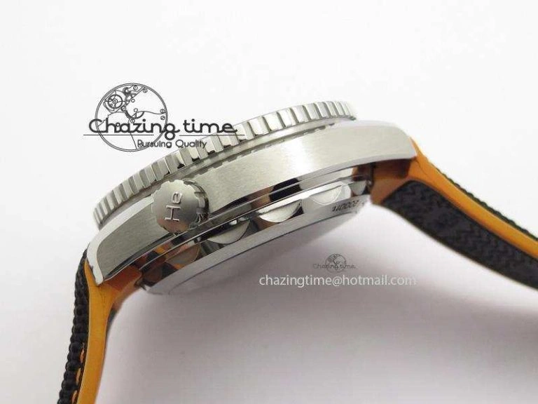 Breathable Master Chronometer 45mm SS JHF Grey Dial On Nylon Strap A 8249