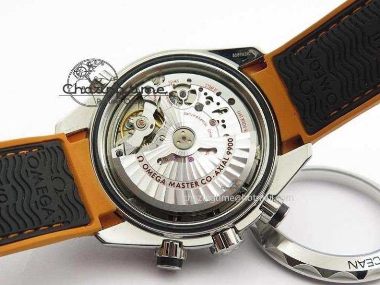 Breathable Master Chronometer 45mm SS JHF Grey Dial On Nylon Strap A 8249
