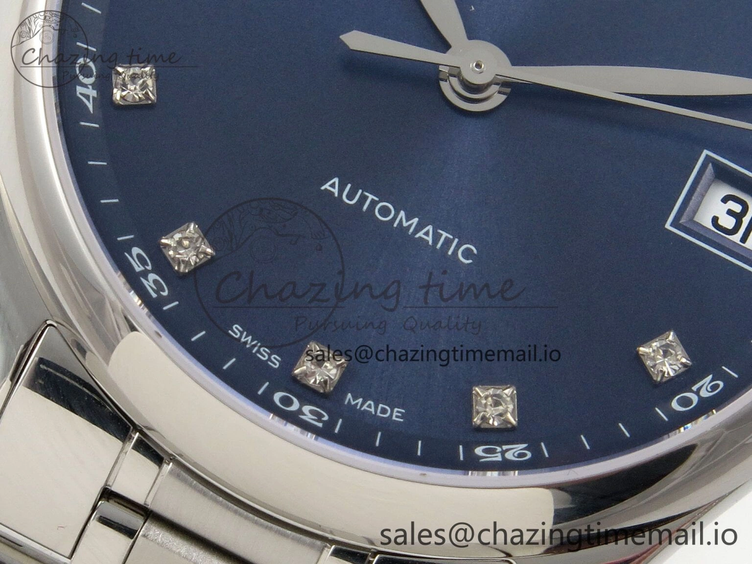 FastDry Master Collection 40mm SS AF 1:1 Best Edition Blue Dial on Stainless steel bracelet A 7536