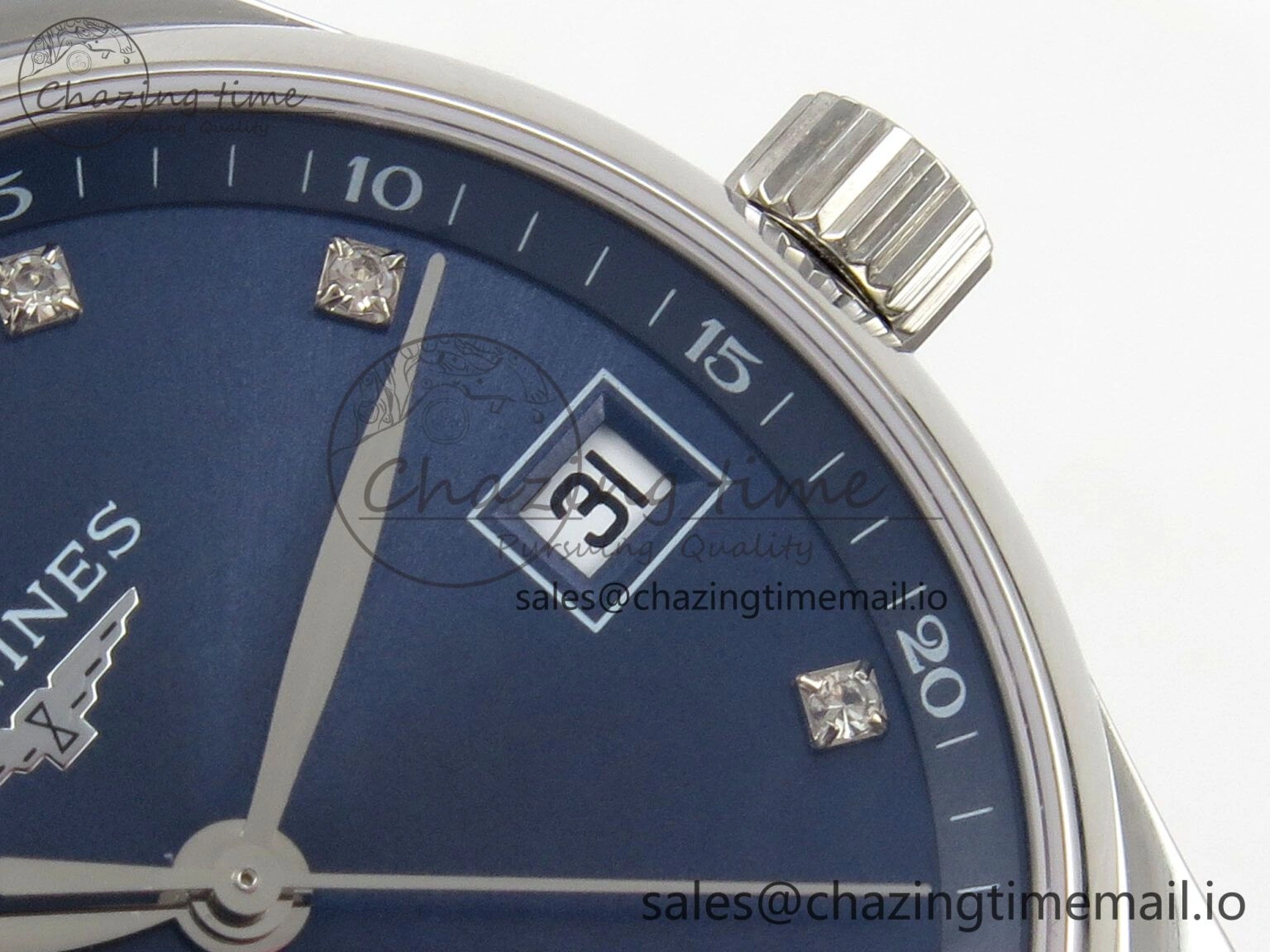 FastDry Master Collection 40mm SS AF 1:1 Best Edition Blue Dial on Stainless steel bracelet A 7536