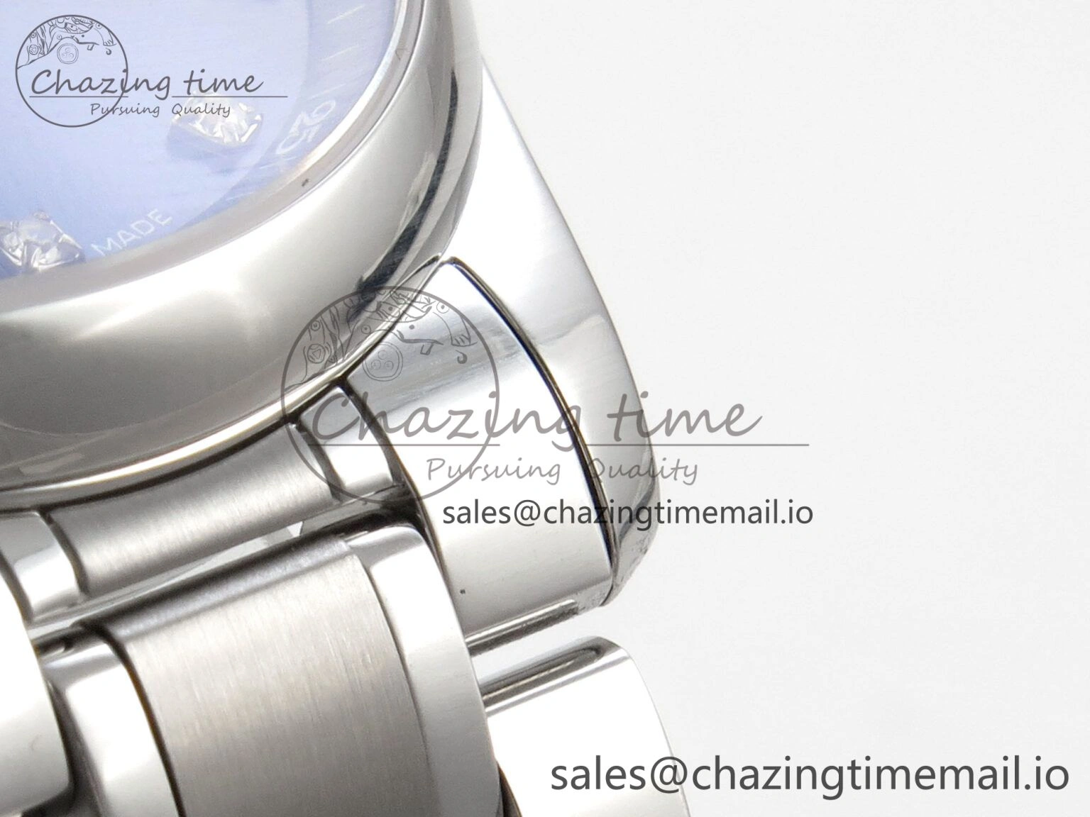 FastDry Master Collection 40mm SS AF 1:1 Best Edition Blue Dial on Stainless steel bracelet A 7536