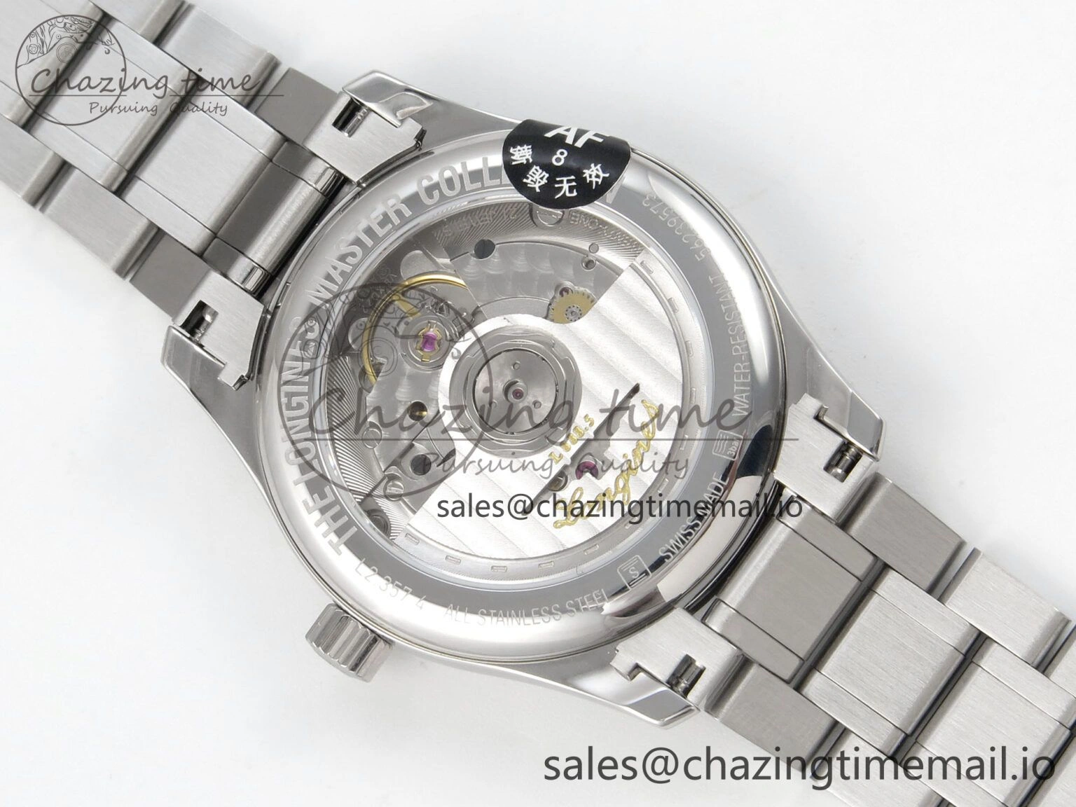 FastDry Master Collection 40mm SS AF 1:1 Best Edition Blue Dial on Stainless steel bracelet A 7536