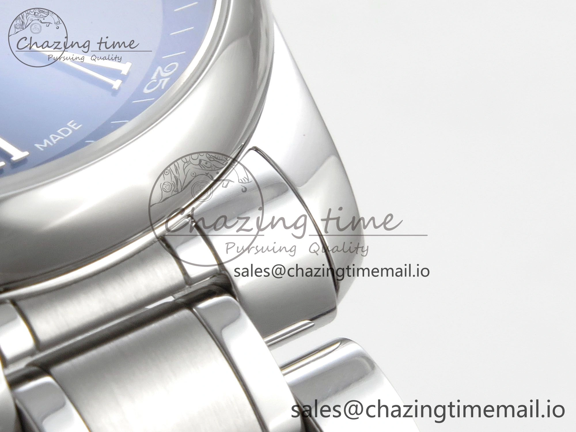 Thermal Master Collection 40mm SS AF 1:1 Best Edition Blue Roman Dial on Stainless steel bracelet A 7532