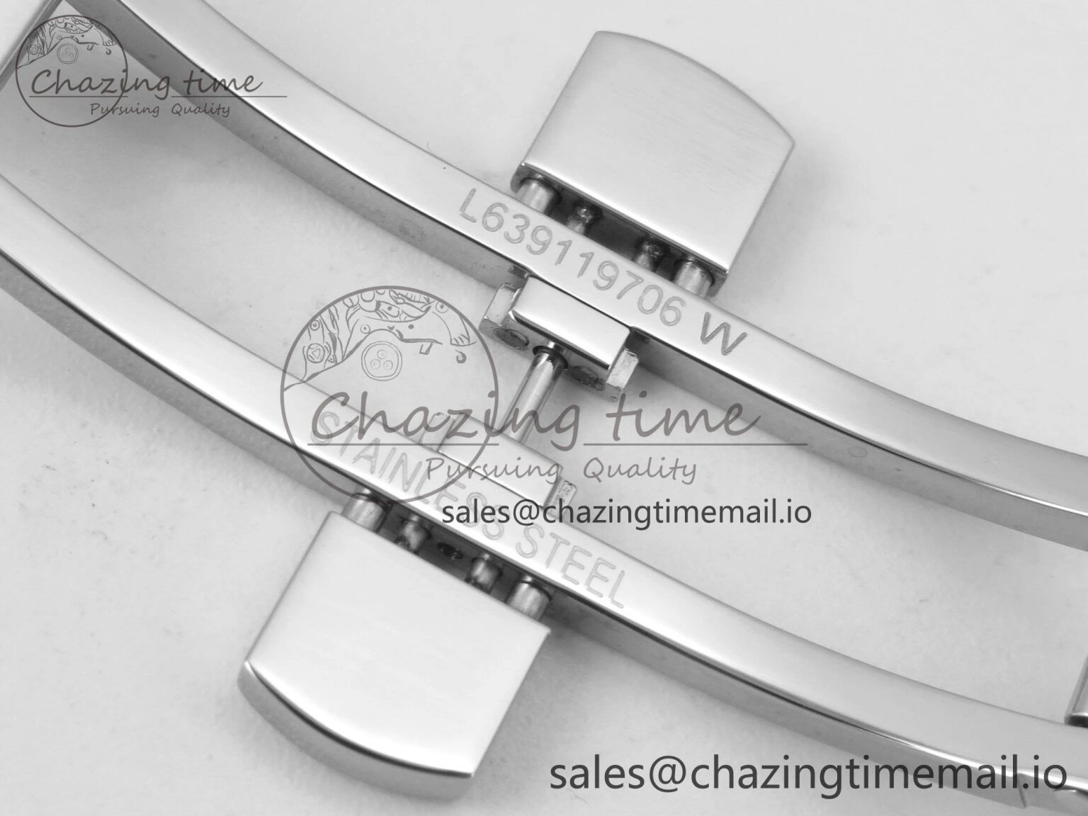WaterResistant Master Collection 40mm SS AF 1:1 Best Edition Gray Roman Dial on Brown Leather Strap A 7541