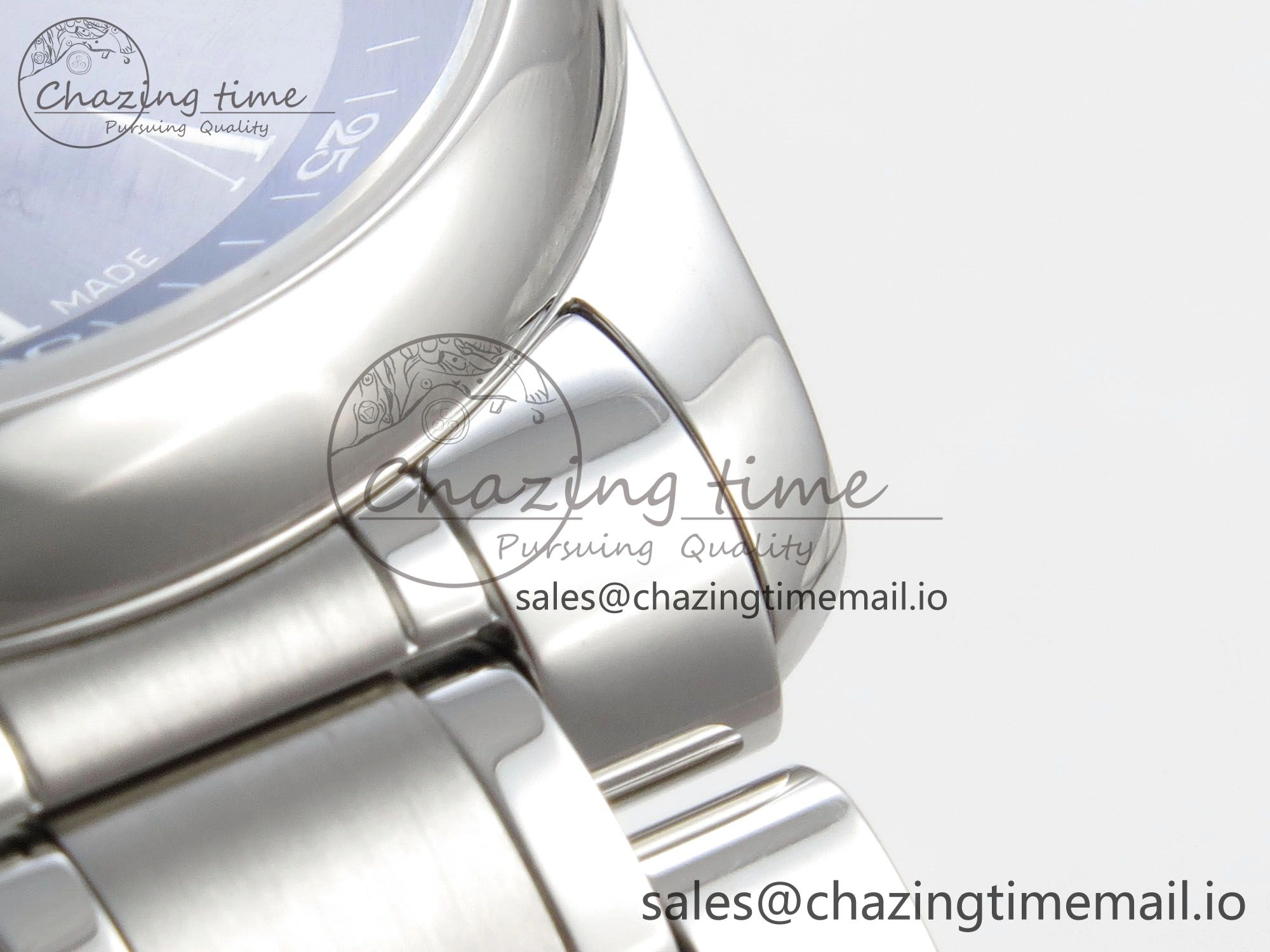 Master Collection 40mm SS AF 1:1 Best Edition Gray Roman Dial on Stainless steel bracelet A ZeroBulk 7538