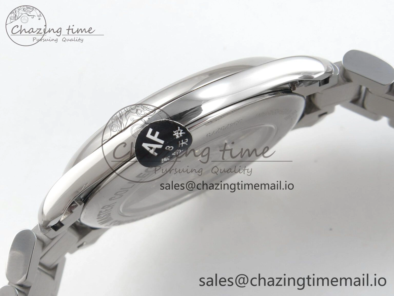 Master Collection 40mm SS AF 1:1 Best Edition Gray Roman Dial on Stainless steel bracelet A ZeroBulk 7538