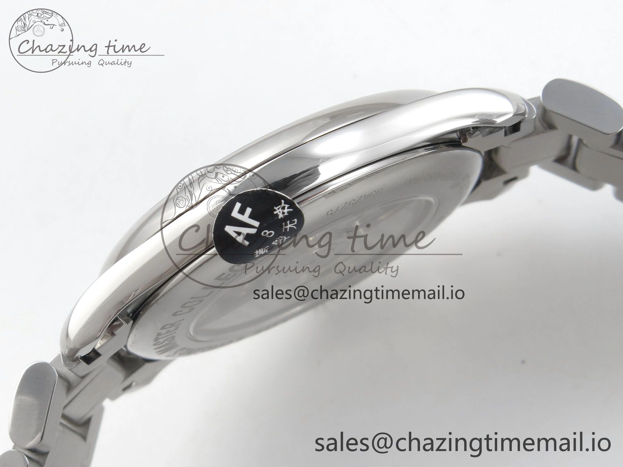 Master Collection 40mm SS AF 1:1 Best Edition Gray Roman Dial on Stainless steel bracelet A ZeroBulk 7538
