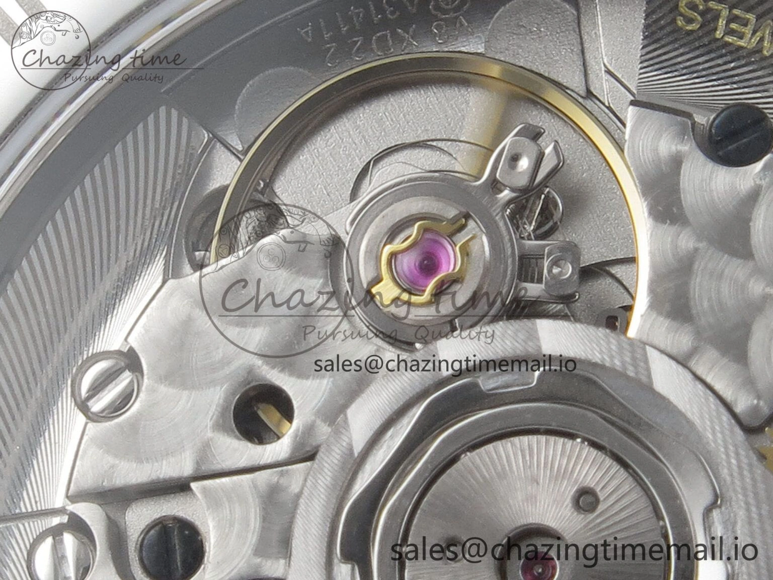 Master Collection 40mm SS AF 1:1 Best Edition Gray Roman Dial on Stainless steel bracelet A ZeroBulk 7538