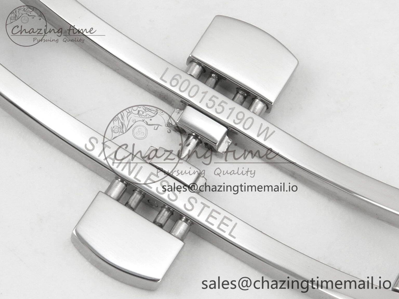 Master Collection 40mm SS AF 1:1 Best Edition Gray Roman Dial on Stainless steel bracelet A ZeroBulk 7538
