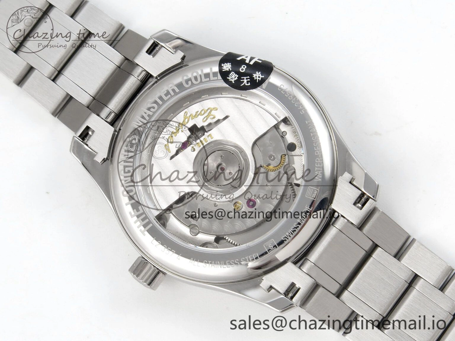 FlexibleFit Master Collection 40mm SS AF 1:1 Best Edition Green Dial on Stainless steel bracelet A 7537